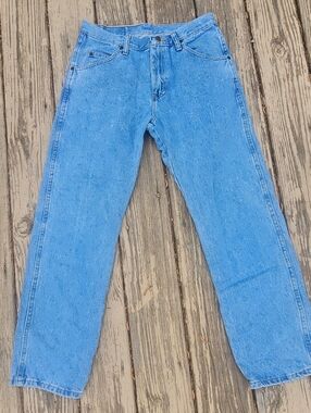 Vintage Wrangler Jeans Men’s 32x30 Regular Fit Blue Denim Straight Leg Y2K 2000s